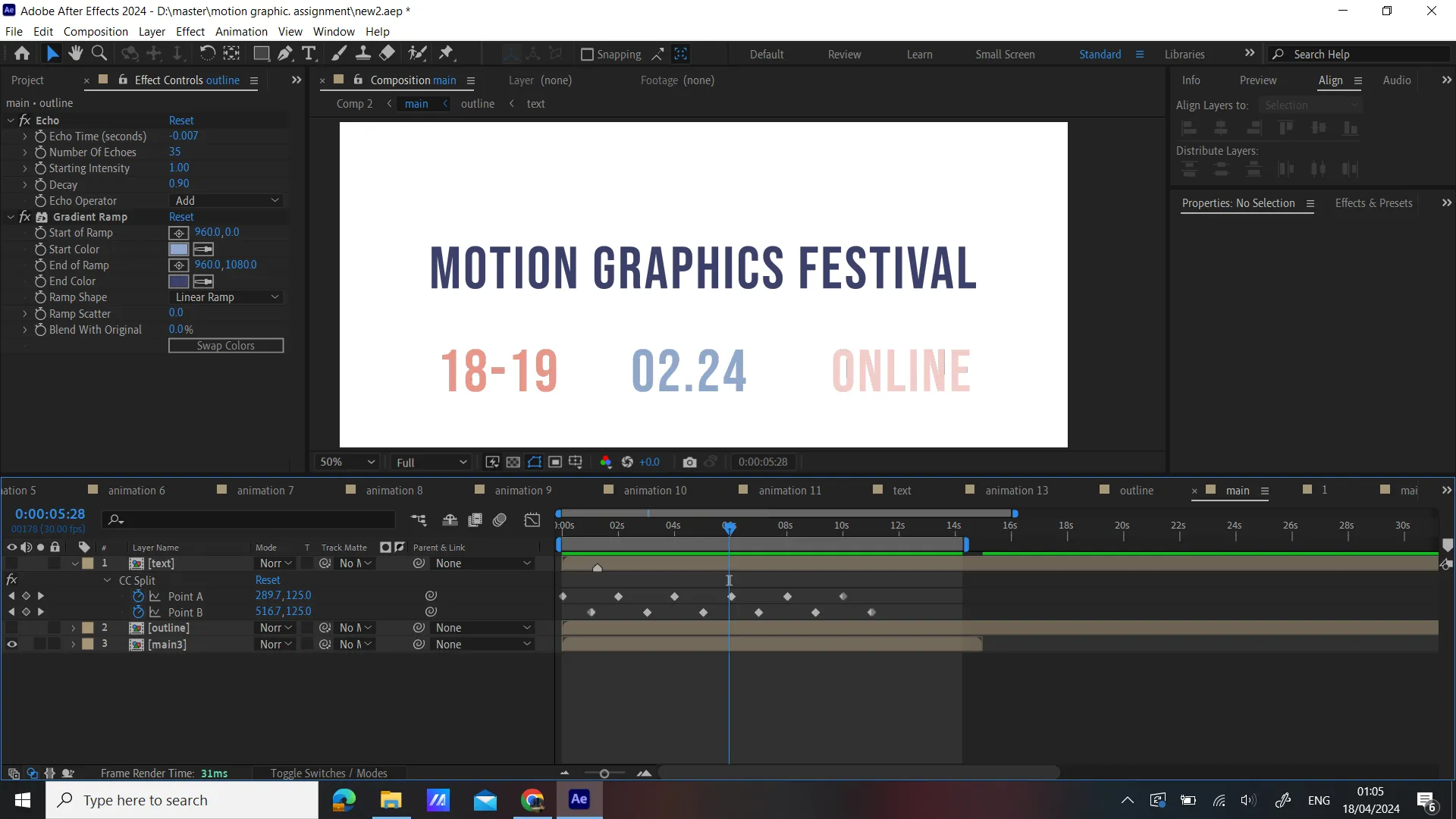 Shima Amini - Poster Animation