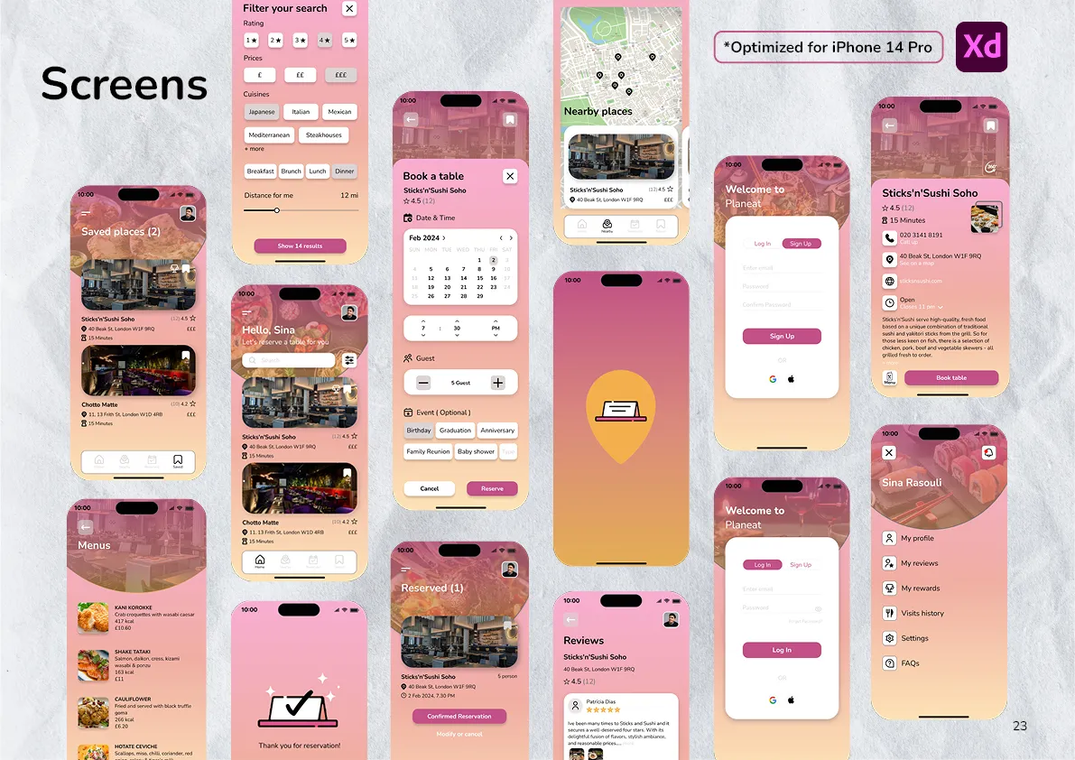 Shima Amini - Planeat Application